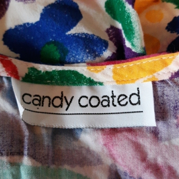 Vintage 1980s Candy Coated ruffle bottom - Picture 2 of 2